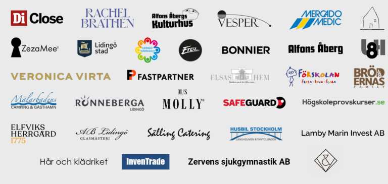 Some selected customer logos 1